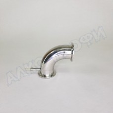 Угол (отвод) 90 градусов 1,5" с ниппелем