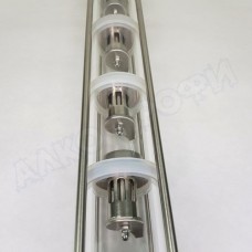 Колпачковая колонна (флейта) 1,5" нержавеющая 5 этажей