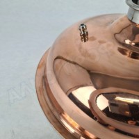 Крышка купольная медная для куба с внутр.диам. 30см 2"