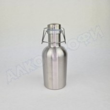 Фляжка бутылка стальная Гроулер 1 л